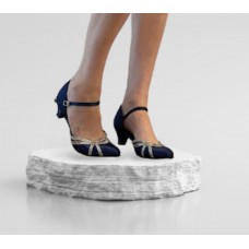 BETH  NAVY -1.5 INCH HEEL